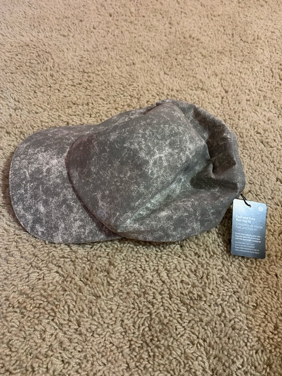 lululemon athletica Other - NWT Men’s Lululemon Fast and Free Run Hat Gray Pattern Running Cap One Size